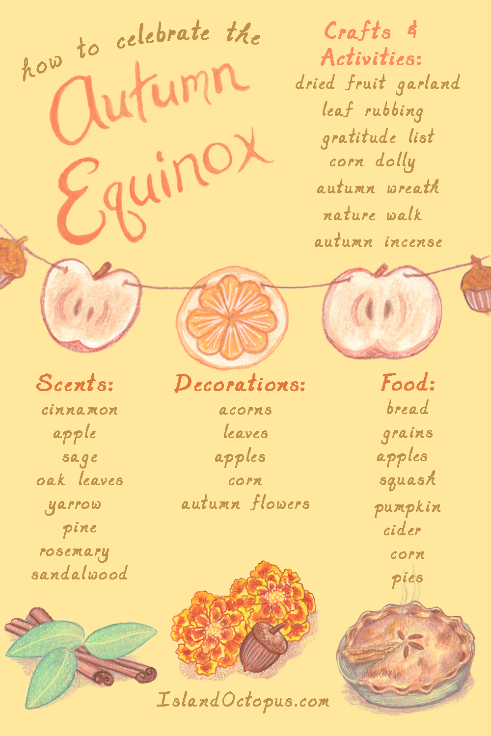 How to celebrate the Autumn Equinox by IslandOctopus.com