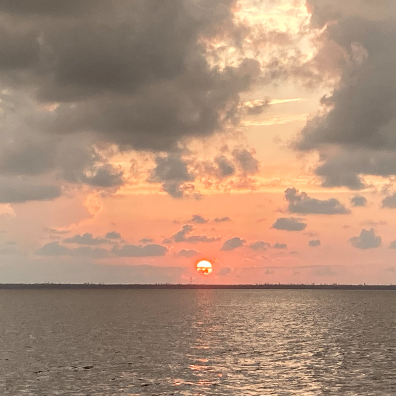 sunset over sanibel island, June 2023